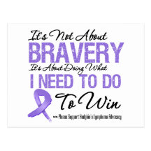 Hodgkins Lymphoma Cancer Battle Postcard