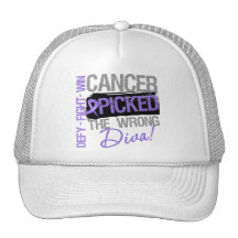 Hodgkins Lymphoma Cancer Picked The Wrong Diva Trucker Hat