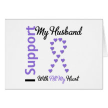 Hodgkins Lymphoma Support Husband Cards