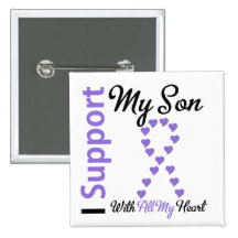 Hodgkins Lymphoma Support Son Pin