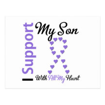 Hodgkins Lymphoma Support Son Postcards