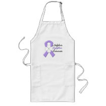 Hodgkin's Lymphoma Survivor Flower Ribbon Apron