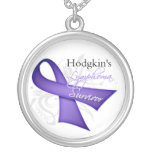Hodgkins Lymphoma Survivor Personalized Necklace