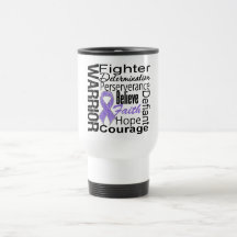 Hodgkins Lymphoma Warrior Collage Mugs