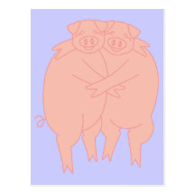 Hog Me Post Card