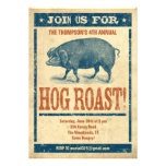 Hog Roast Invitations