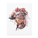 Hog Wild - Biker Pig Goes Hog Wild postcards