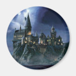 Hogwarts Castle At Night Magnet