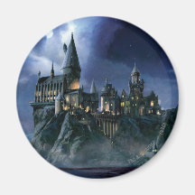 Hogwarts Castle At Night Magnet
