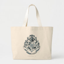 Hogwarts Crest Blue Bags