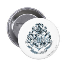 Hogwarts Crest Blue Buttons