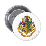 Hogwarts Crest Full Colour Button