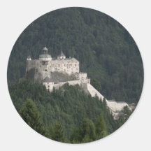 Hohenwerfen Castle Round Stickers