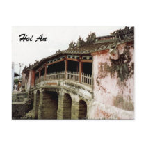 hoi an bridge postcards
