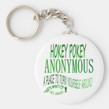 Hokey Pokey Anonymous Keychains
