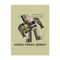 Hokey Pokey Robot Postcards