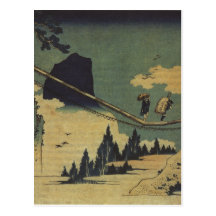 Hokusai Art painting Landscape Post Card