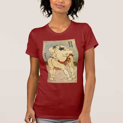 Hokusai Sumo Wrestlers T-shirts