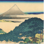 Hokusai: The Circular Pine Trees of Aoyama photo sculptures