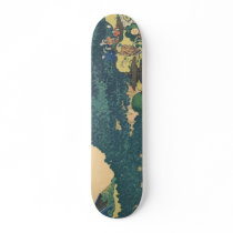 Hokusai: The Circular Pine Trees of Aoyama Skate Board Deck