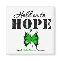 Hold On To Hope Bipolar Disorder Magnet