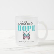 Hold On To Hope Hereditary Breast Cancer Coffee Mugs
