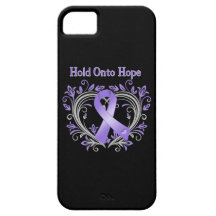 Hold Onto Hope Heart Hodgkin's Lymphoma iPhone 5 Case