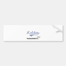 Holden Massachusetts City Classic Bumper Stickers