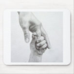 Holding hands mousepad