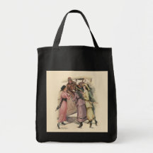 Holding Up The Mail Canvas Bags