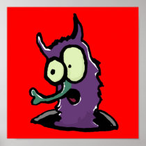 hole monster poster