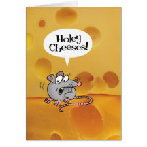 Holey Cheeses! You're how old? Funny Birthday Card