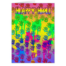 Holi Hai Festival Of Colours Greeting Card - Happy