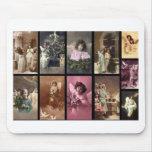 Holiday Angels White Mousepad - Customisable