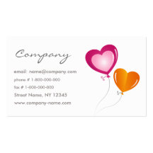 Holiday Balloons Business Card