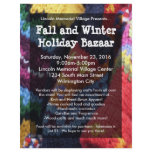 Holiday Bazaar Flyer, Colourful Yarn