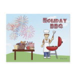 Holiday BBQ Invitation Postcard