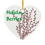 Holiday Berries Ornament Gift Tag