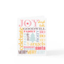 Holiday best colourful Christmas greeting non-phot cards