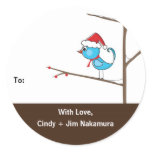 Holiday Bird Gift Tags