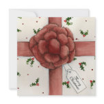 Holiday Bow Christmas Invitation