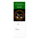 Holiday Celtic Mastiff Gift Tag business cards