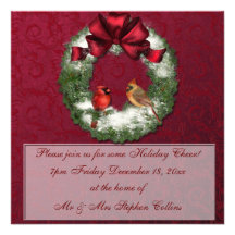 Holiday Cheer Personalized Invites
