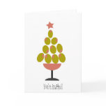Holiday 'CHEERS!' Olive Tree design cards