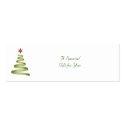 Holiday Christmas Tree Gift Card business cards