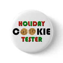 Holiday Cookie Tester Button