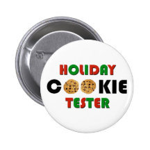 Holiday Cookie Tester Button