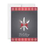 Holiday Dinner Party Flat Invitation