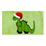 Holiday Dinosaur Business Card Template
