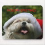 holiday dog mouse mat